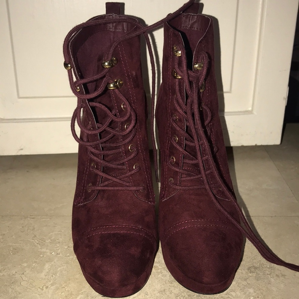 Suede Wedges - Picture 4 of 4
